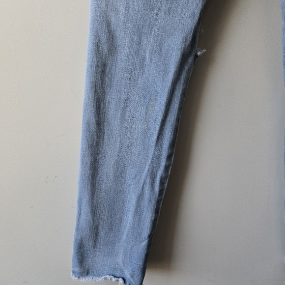 Aeropostle High Waisted Ankle Jeggings Distressed Denim 8 - Picture 8 of 15